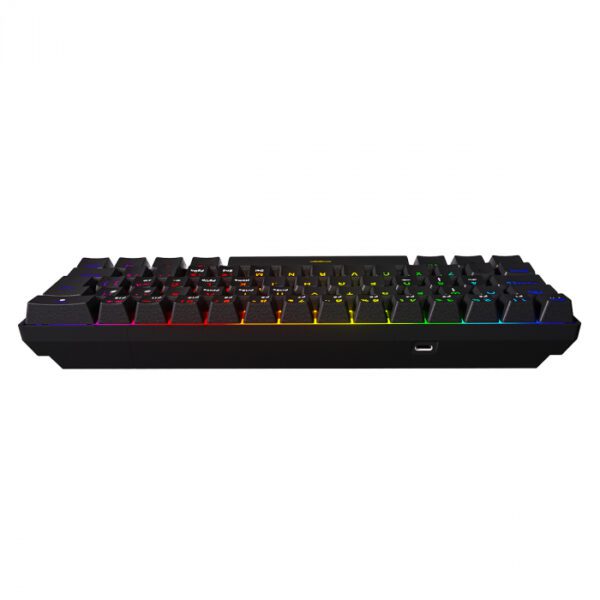 teclado mecanico ZOT 60% RGB - outemu blue/red