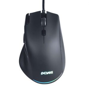 Mouse Gamer Zyron 12800 DPI Preto RGB – PCYES