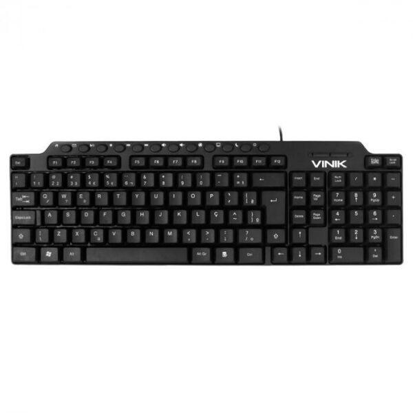 teclado multimidia dynamic usb dt116 preto - vinik