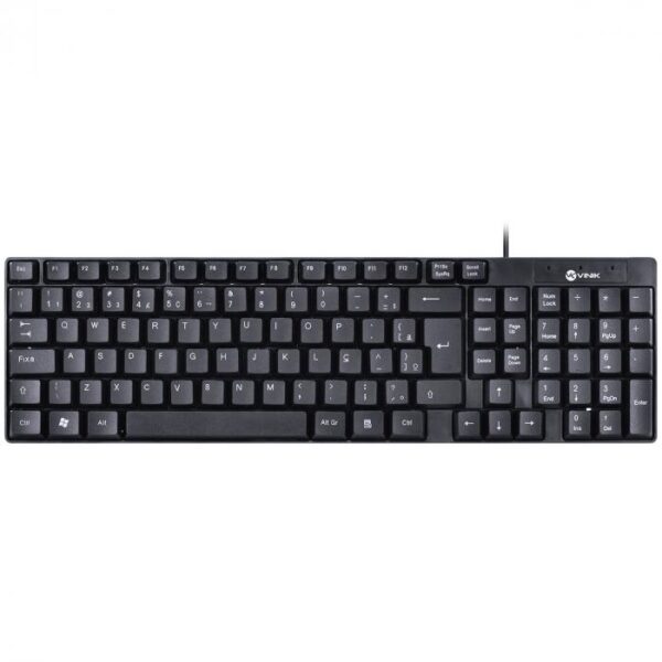 teclado usb standard dynamic dt100 preto abnt2 - vinik