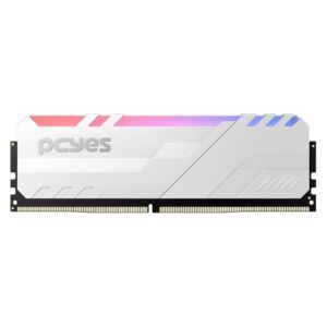 Memória 16GB, 3200MHz, DDR4 UDIMM, White, RGB – PCYES