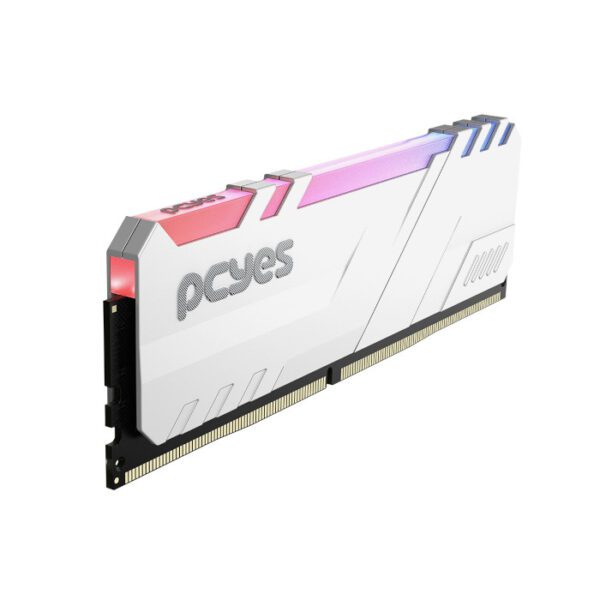 Memória 16GB, 3200MHz, DDR4 UDIMM, White, RGB - PCYES - Image 3