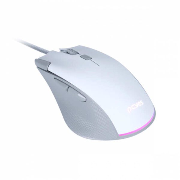 Mouse Gamer Zyron Branco, 12000 DPI - PCYES 2