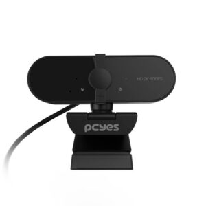 Webcam RAZA 2K-01, Foco Automático, Com Microfone – PCYES