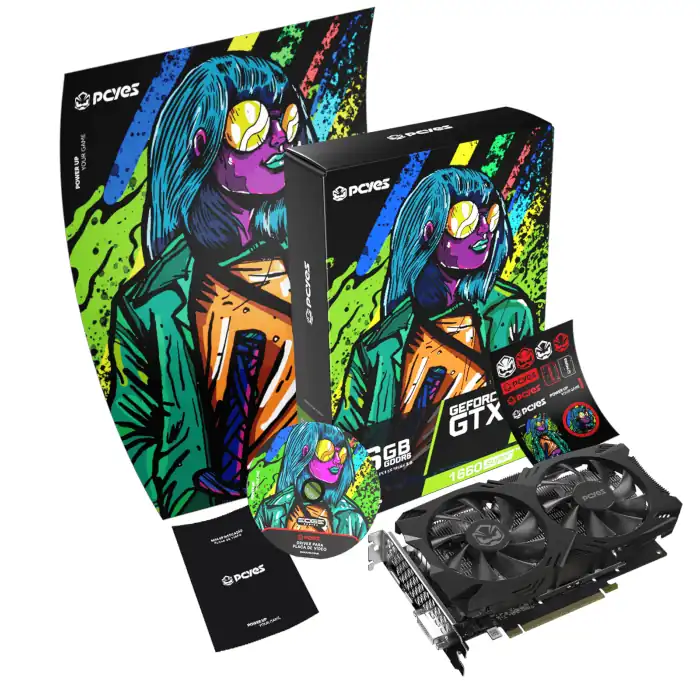 Placa de Vídeo GeForce GTX 1660 Super, 6GB GDDR6, 192 Bits, Dual-Fan - PCYES - Imagem 5