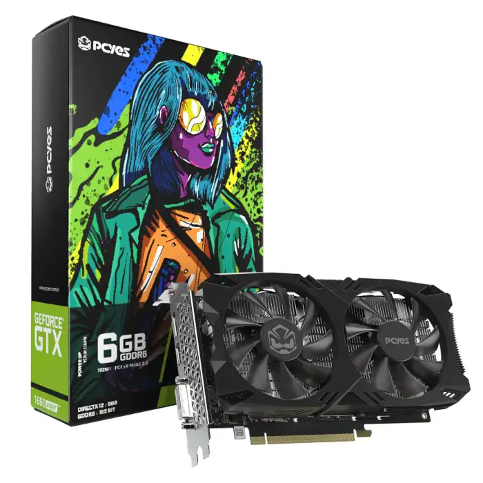 Placa de vídeo GTX 1660 Super 6GB GDDR6 - PCYES