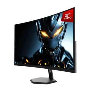 Monitor Gamer Curvo Quartzo Q27C 27″, FHD, 100Hz, 5ms, Preto Black Vulcan – PCYES