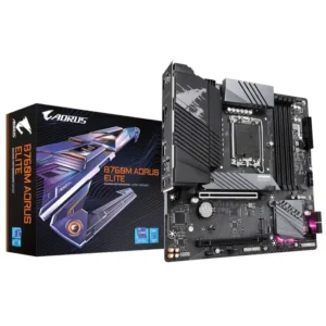Placa-mãe Aorus Elite B760M, Socket LGA1700, DDR5 (Máx. 192 GB) – Gigabyte