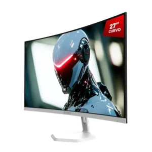 Monitor Gamer Curvo Quartzo Q27C 27″, FHD, 100Hz, 5ms, Branco White Ghost – PCYES